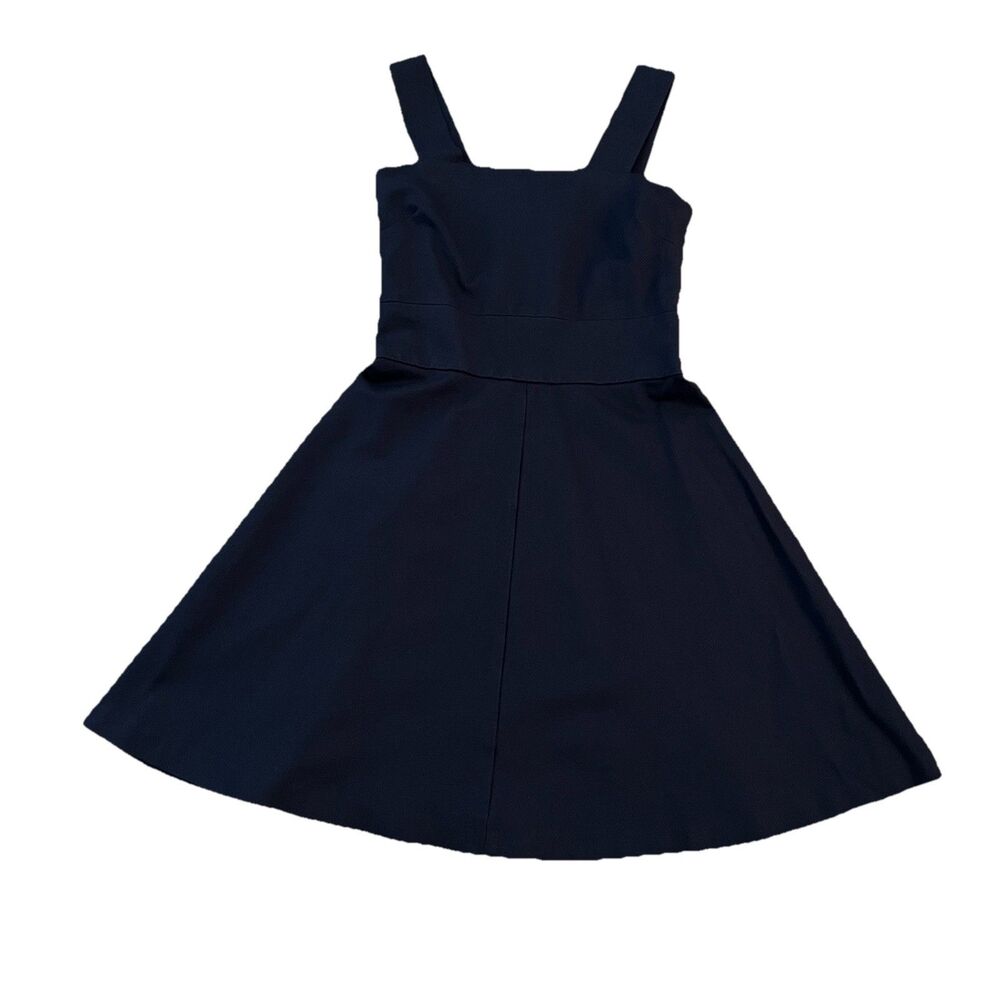 Banana‎ Republic Milly Dress 6 Navy Blue Ponte Knit